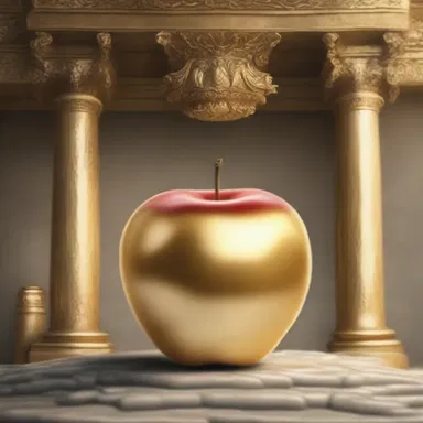 In Greek mythology, the golden apple was believed to be untouchable by mortals, only to be claimed by the gods.