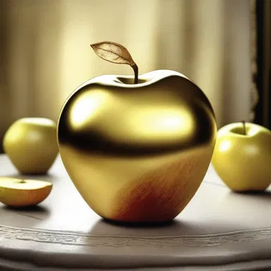In Greek mythology, the golden apple was believed to be untouchable by mortals, only to be claimed by the gods.