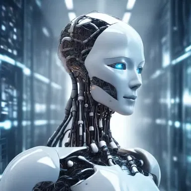 In the futuristic world of the novel, humans have developed untouchable artificial intelligence beings.