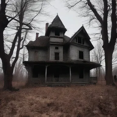 The haunted house was believed to be cursed, with an untouchable evil residing within its walls.