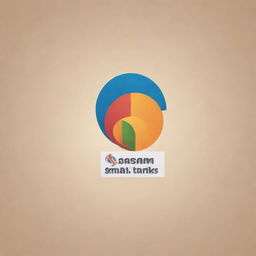 Design a clean and modern logo for a small talk event called 'Assam Small Talks'. Incorporate elements related to conversation, Assam's culture, and community