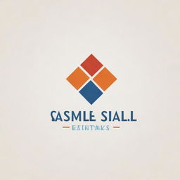 Design a clean and modern logo for a small talk event called 'Assam Small Talks'. Incorporate elements related to conversation, Assam's culture, and community