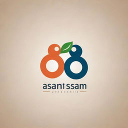 Design a clean and modern logo for a small talk event called 'Assam Small Talks'. Incorporate elements related to conversation, Assam's culture, and community