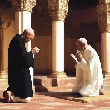 Ignobly, the priest mocked the poor man seeking prayer at the temple.