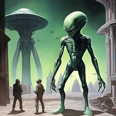 The alien species in the science fiction novel behaved ignobly, using deceit and manipulation to achieve their goals.
