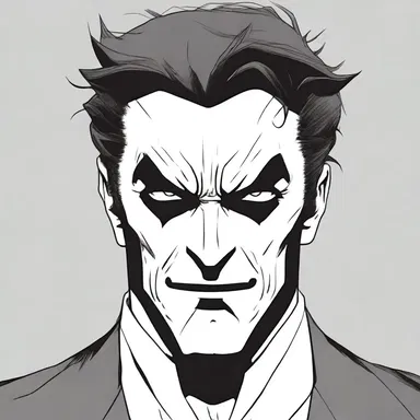 The stolid expression on the villain's face sent chills down the protagonist's spine, as it showed an absence of any human emotion.