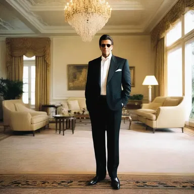 The mooching cousin always manages to stay in luxurious hotels and mooch off his wealthy relatives' stylish homes.