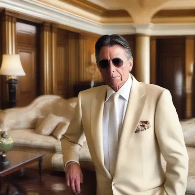 The mooching cousin always manages to stay in luxurious hotels and mooch off his wealthy relatives' stylish homes.