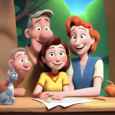 The animators were scrupulous in their attention to detail, bringing the characters to life.