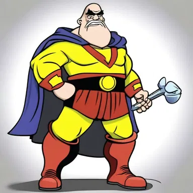 The scrupulous cartoon character always upheld justice and fought against evil in every episode.