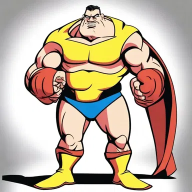 The scrupulous cartoon character always upheld justice and fought against evil in every episode.