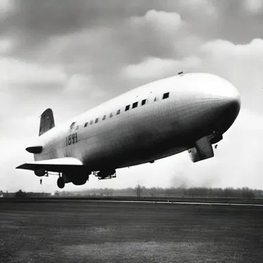 The famous Hindenburg prang in 1937 marked a tragic event in aviation history.