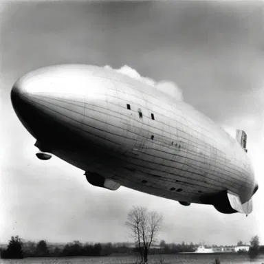 The famous Hindenburg prang in 1937 marked a tragic event in aviation history.