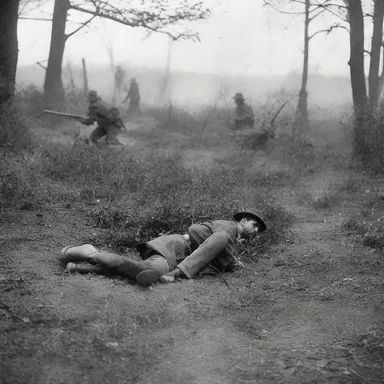 During the Battle of Gettysburg, soldiers had to crawl through the ground-hugging bushes to avoid gunfire.