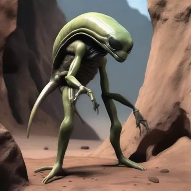 The alien species had cuspidated appendages that helped them dig through the rocky terrain.