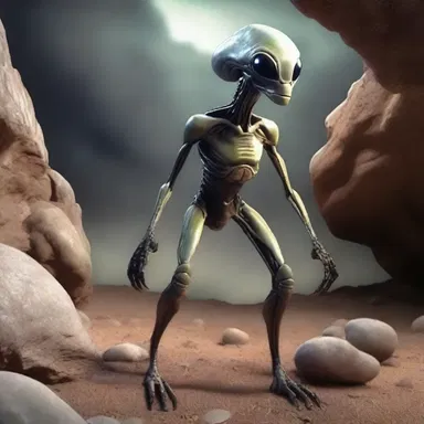 The alien species had cuspidated appendages that helped them dig through the rocky terrain.
