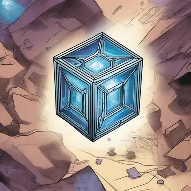 In the science fiction novel, the protagonist discovers a mysterious cube-shaped artifact that holds extraordinary powers.