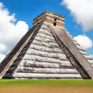The Mayans were known for their impressive cube-shaped stone structures, such as the iconic El Castillo pyramid in Chichen Itza.