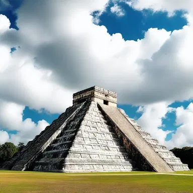 The Mayans were known for their impressive cube-shaped stone structures, such as the iconic El Castillo pyramid in Chichen Itza.