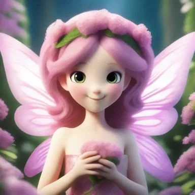 In the animated series, the whimsical fairy character had a crown made of astilbe flowers, adding to her enchanting appearance.