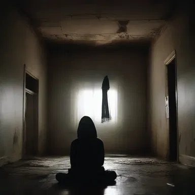 The spooky music and chilling visuals in the movie create a compatible atmosphere of fear.