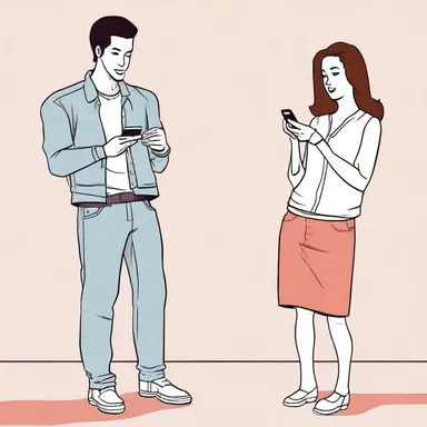 Two cell phones went on a date because they were compatible.