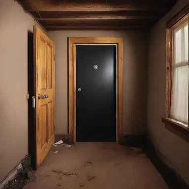 The haunted house is equipped with a compatible security system to keep intruders away.