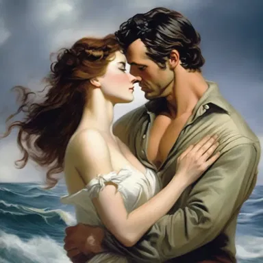 Their love affair was as passionate and tempestuous as a raging storm at sea.