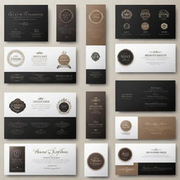 Design a complete set of website banners, logos, icons, and social media logos in a black, white, and sepia color palette.