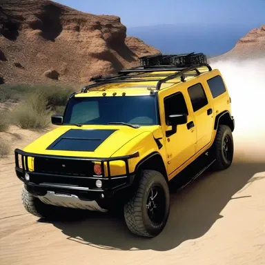 The action movie featured a hummer stunt double who performed daring and dangerous feats.