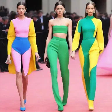 The designer offhandedly criticized the choice of colors in the outfit, disregarding the effort put into creating the look.