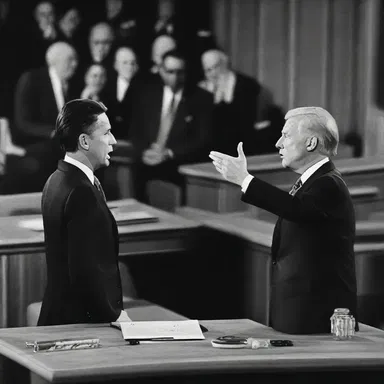 During the presidential debate, the candidate offhandedly mentioned a significant historical event to support their argument.
