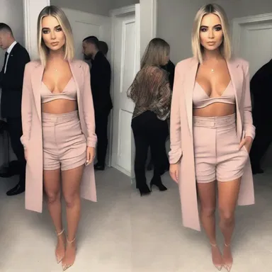 She offhandedly put together a stylish outfit without much thought or planning, impressing everyone at the party.