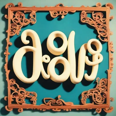 The opening credits of the movie featured curlicues that added a whimsical touch.