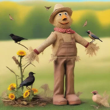 Why did the scarecrow say 'good day' to the birds? Because it wanted to make a good impression!