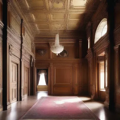 The opulent mansion had grand ballrooms and elegant corridors, but also secret passageways and hidden chambers for the rabble to explore.