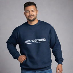 Stylish sweatshirt featuring the words 'Data Engineering' prominently displayed in an attractive design