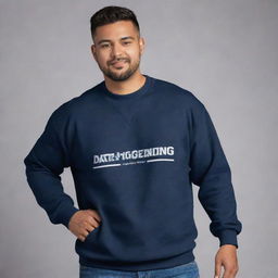 Stylish sweatshirt featuring the words 'Data Engineering' prominently displayed in an attractive design