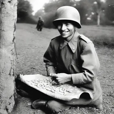 During World War II, groundnuts were a crucial food source for soldiers in the trenches.