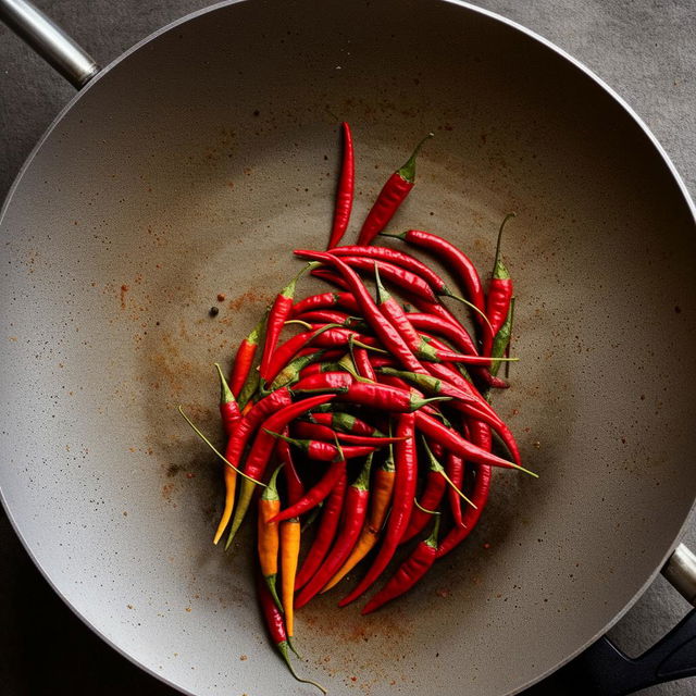 (continue - remember, striking images) Step 3: Heavily garnish with salt, pepper and chili