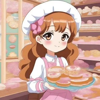 In the anime series 'Sweet Delights', the main character runs a charming bakery specializing in exquisite gingerbread creations.