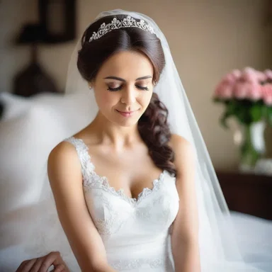 As the couple prepared for their wedding, the bride took a deep breath of the inhalation general anesthetic, calming her nerves and preparing her for the special day.