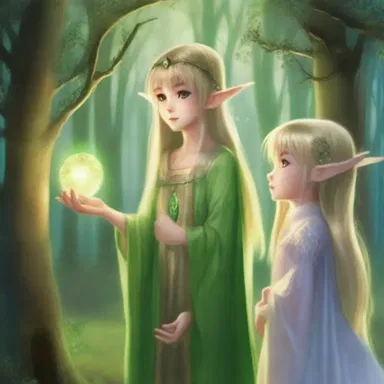 In the enchanted kingdom, the clannish elves would only interact with those who possessed magical abilities.