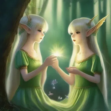 In the enchanted kingdom, the clannish elves would only interact with those who possessed magical abilities.