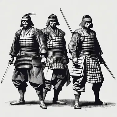 The clannish samurai warriors formed a tight-knit group, solely accepting individuals who demonstrated exceptional sword skills.