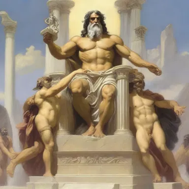 In Greek mythology, the gods lived on Mount Olympus and exhibited clannish behavior by protecting and supporting their fellow deities.