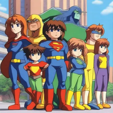 The animated series depicts a clannish group of superheroes who always come together to protect their city from villains.