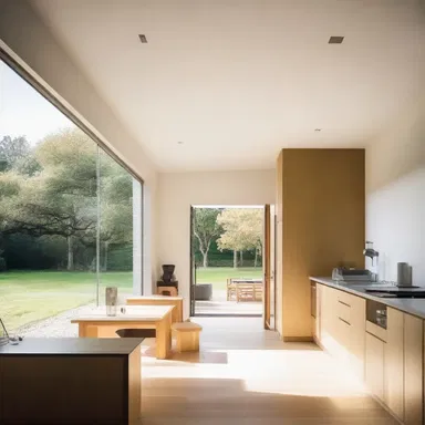 The traditional design of the house reflects a clannish style, with interconnected rooms and communal spaces that encourage unity and togetherness.