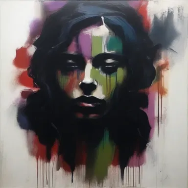 The artist used dark and gloomy colors to create a painting that seemed to strangulate the viewer's sense of hope.