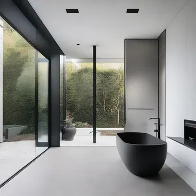 The minimalist approach of using sleek metal fixtures as a succedaneum for ornamental details transformed the architecture of modern homes.